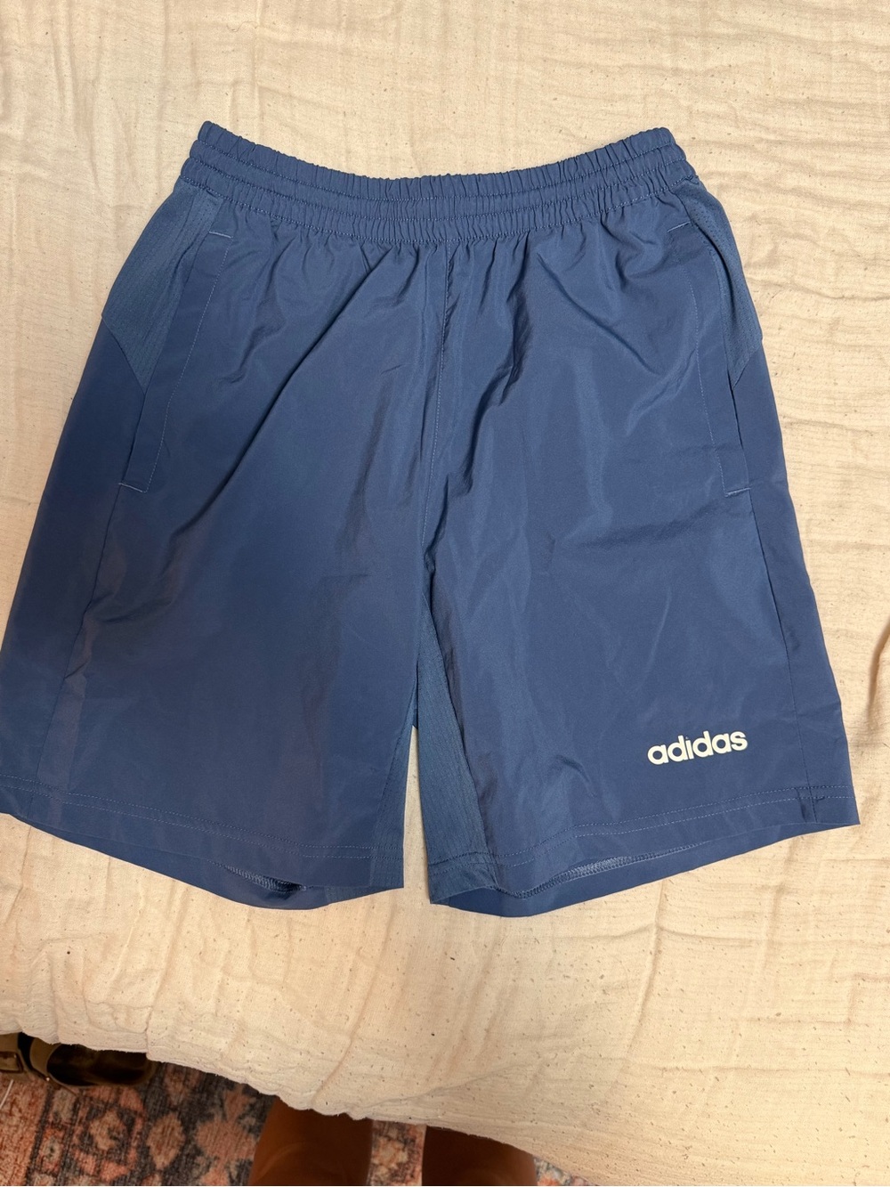 adidas Men's Blue Athletic Training Shorts